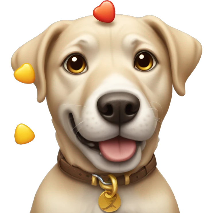 Dog playing games emoji