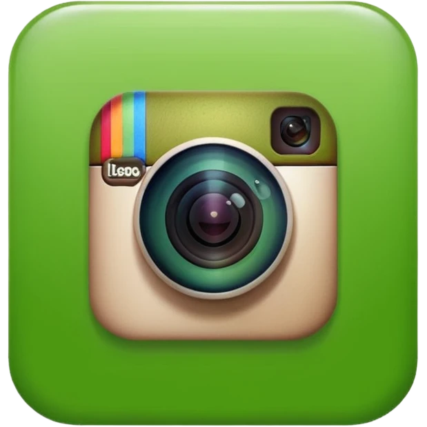 Instagram green verified logo emoji