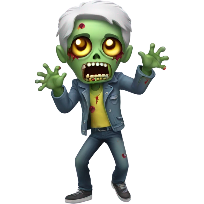 Disco zombie emoji