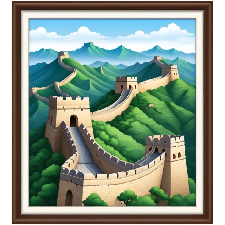great wall of china emoji