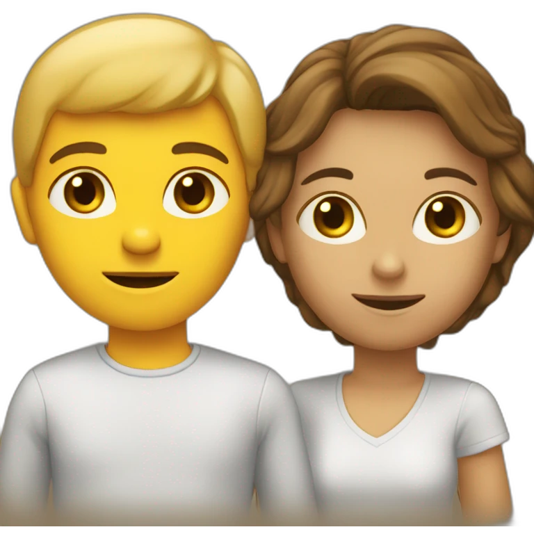 Deux personnes s'aiment emoji
