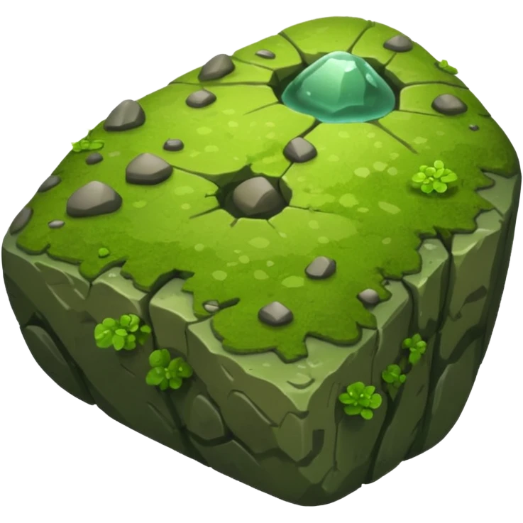 Green rock emoji