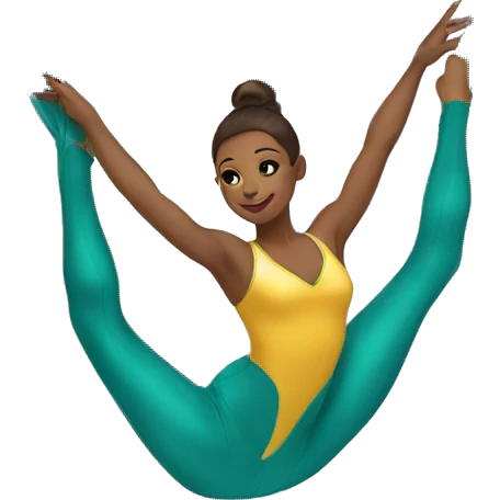 Aerial silks emoji