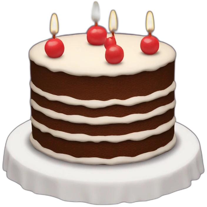 B'day cake  emoji