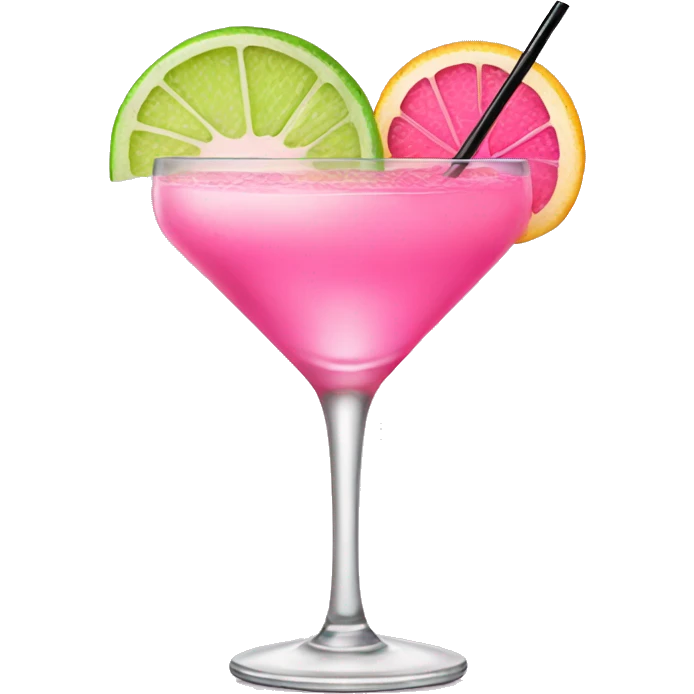 Pink cocktail emoji