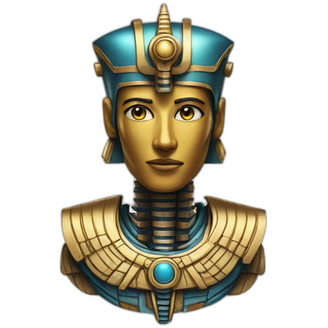 robotic pharaoh emoji