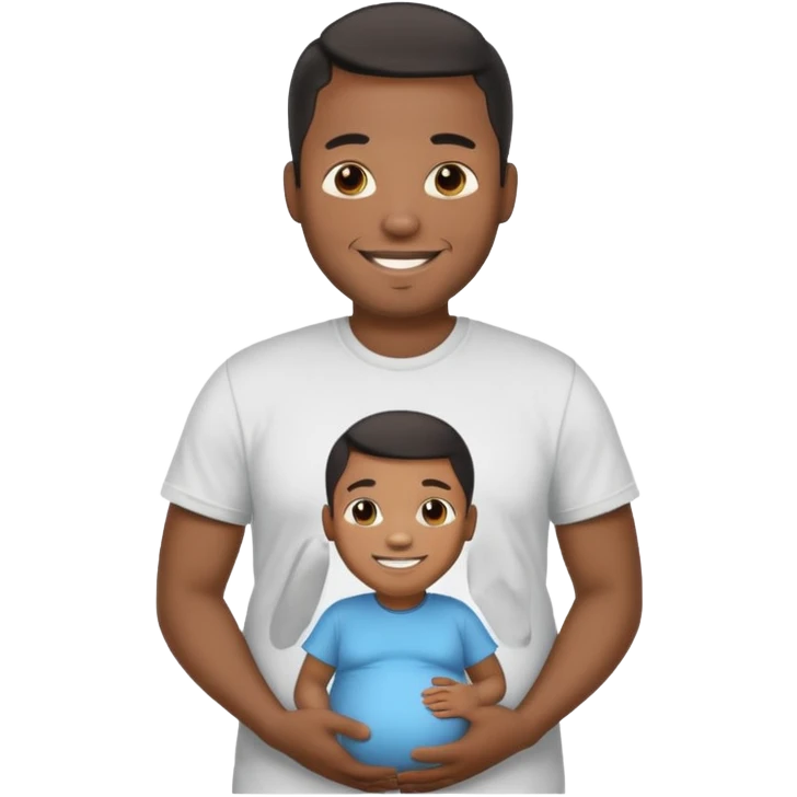 Pregnant black man emoji
