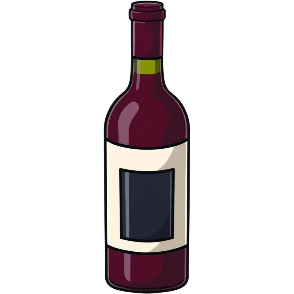 wine bottle emoji