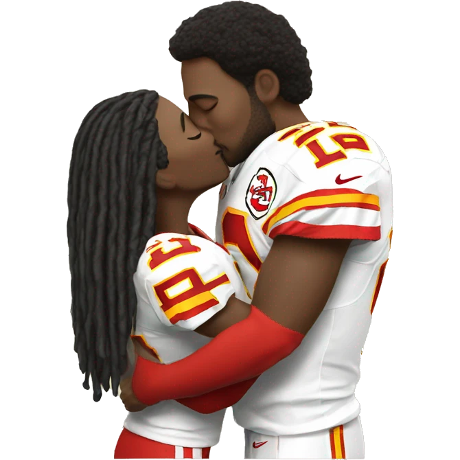 Chiefs kiss emoji