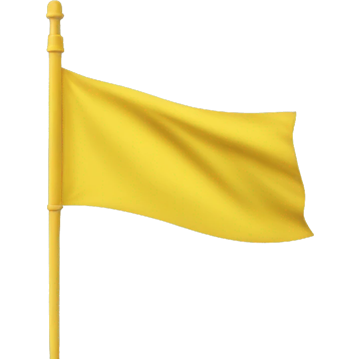 yellow offside flag emoji