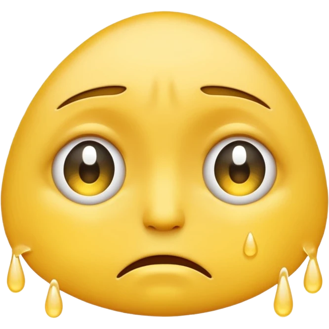 Crying emoji with only one eye emoji
