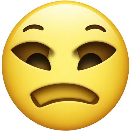 Yellow emoji face with an eye squinted emoji