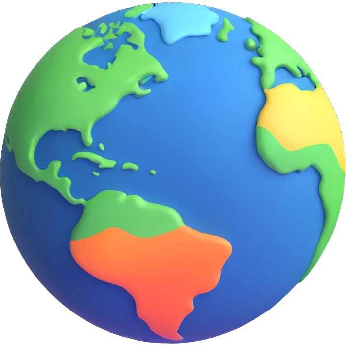 abstract earth being formed, cosmic origins emoji