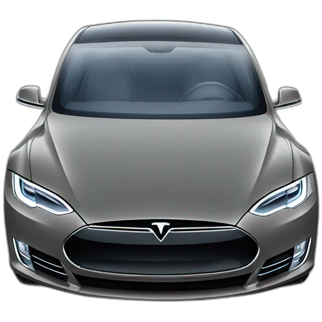 La voiture tesla emoji