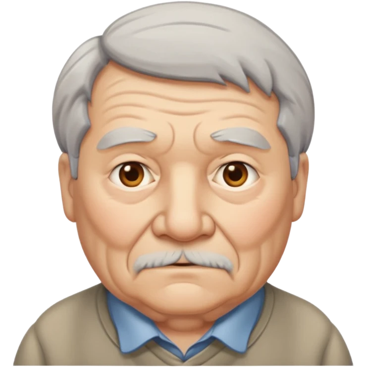 Fat old man emoji
