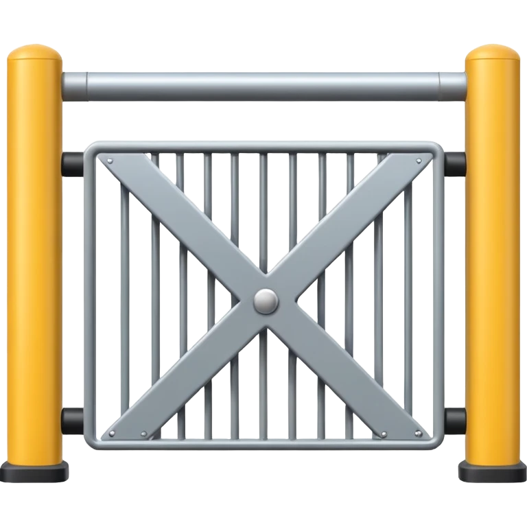 automatic barrier, gate, lifting gate, gates emoji