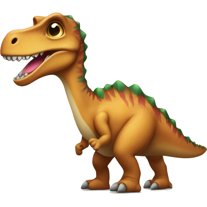 festive dinosaur emoji