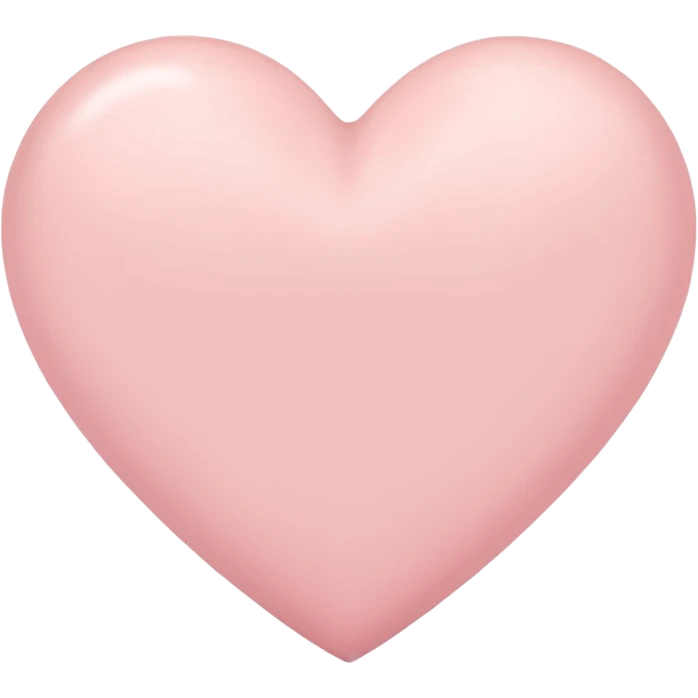 pale pink heart emoji