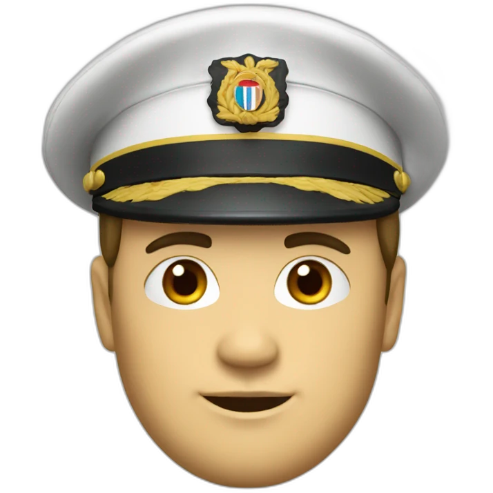 Create an emoji representing a lieutenant of the French army in 1990 emoji