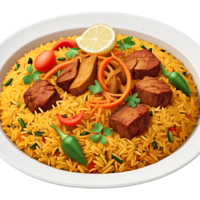 Pakistani biryani emoji