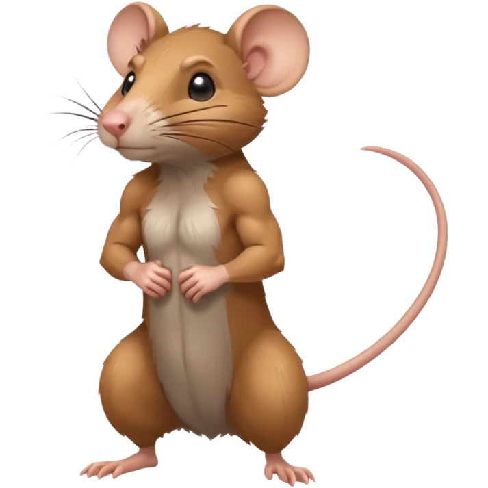 Rato fortão emoji