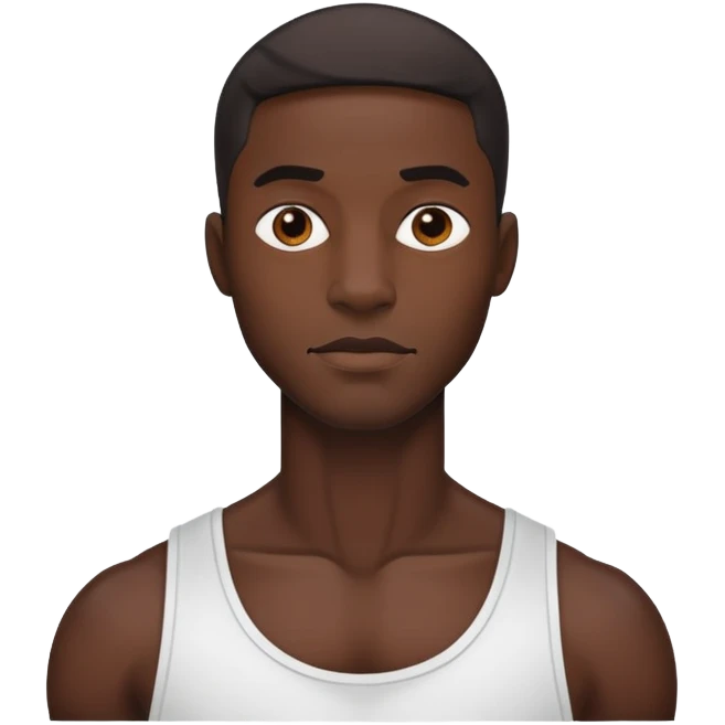 Hot black man emoji