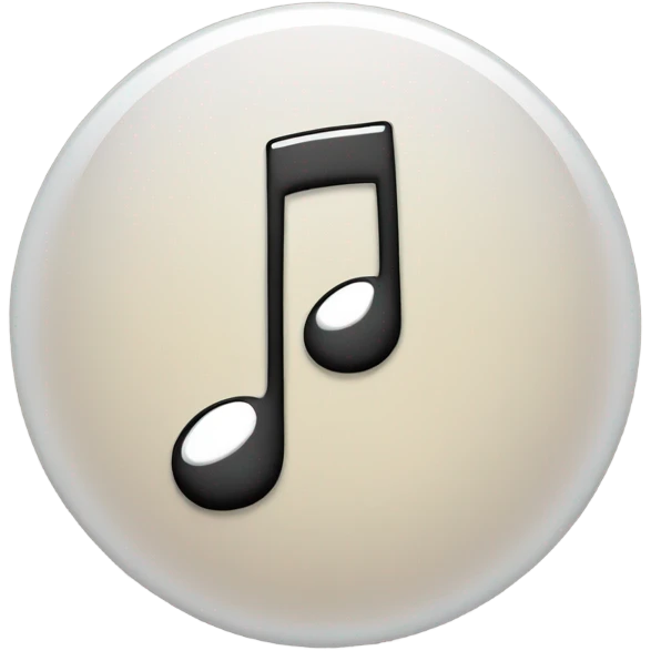 icon audio use a musical note emoji