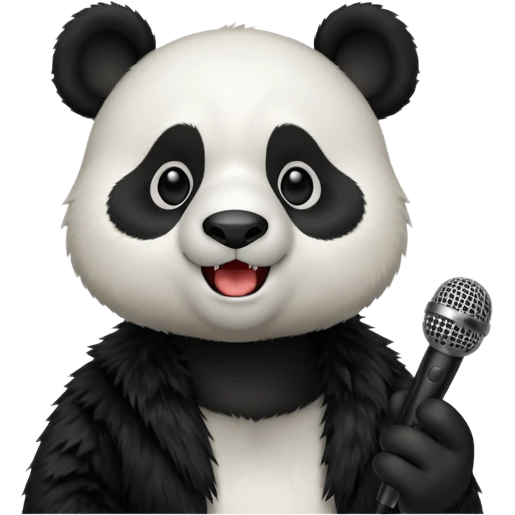 rockstar panda who sings emoji