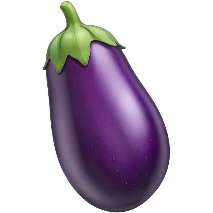 wet eggplant emoji