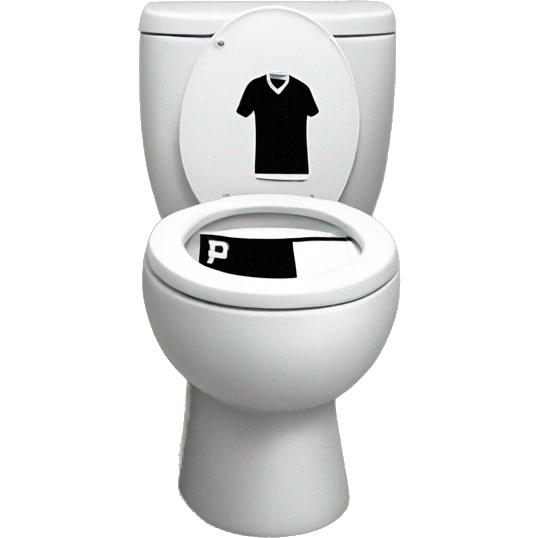 newcastle football shirt in a toilet  emoji