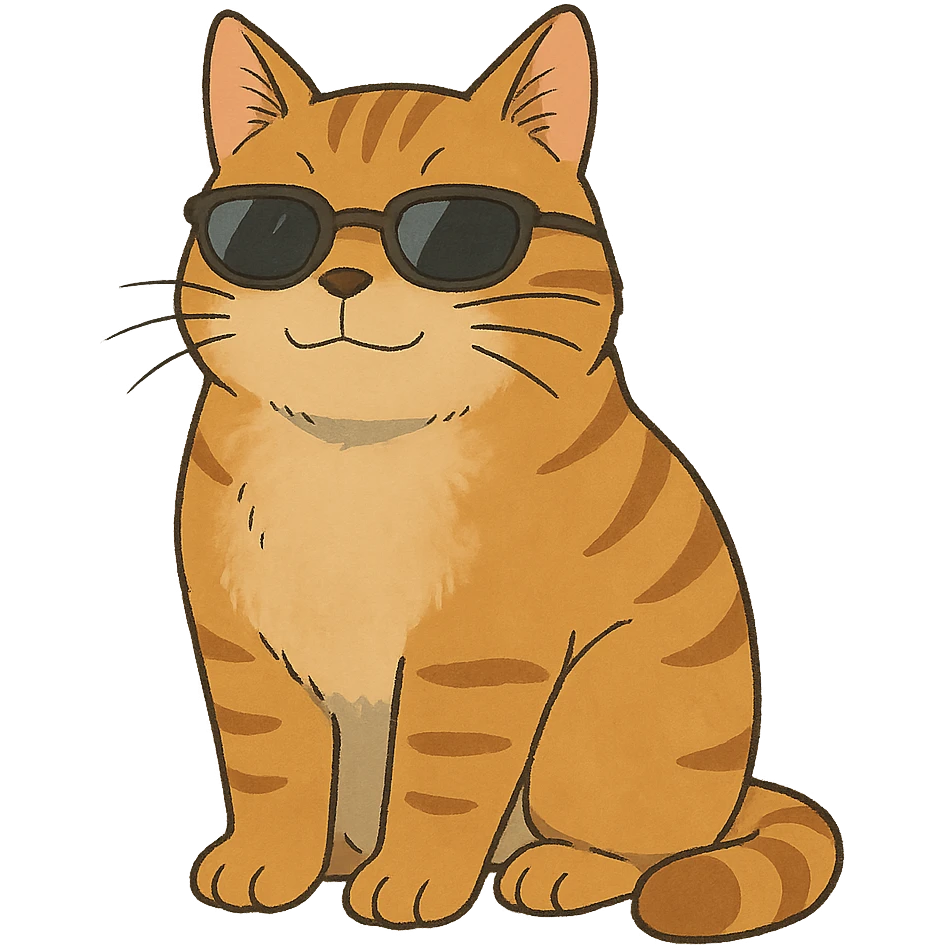 cat wearing sunglasses emoji
