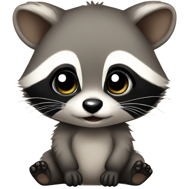 Baby raccoon emoji