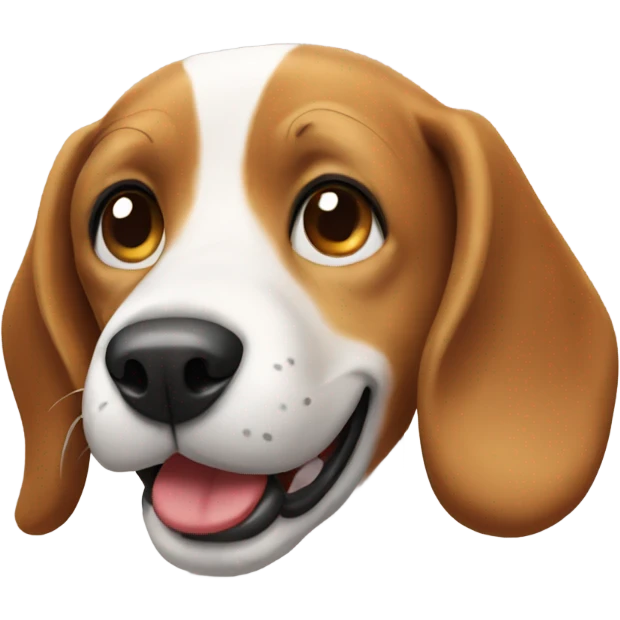 Beagle happy emoji