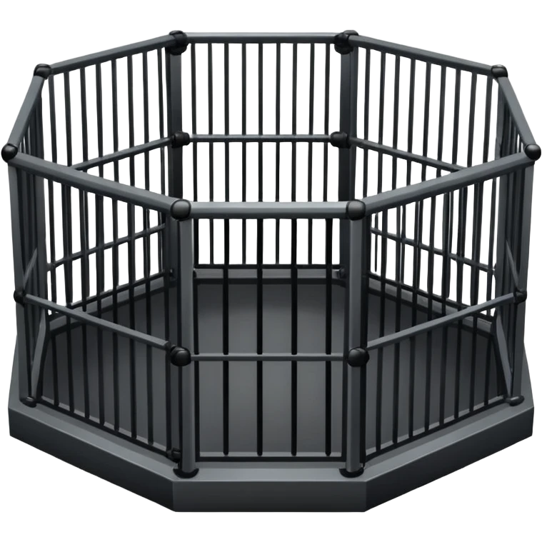 Crea un emoji de una jaula de ufc osea de un octagono de ufc emoji