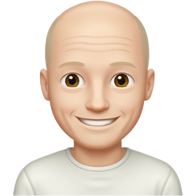 A white man whole body whole white  not detailed and no hair and skin colour white  emoji