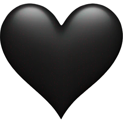 Emoji black heart emoji