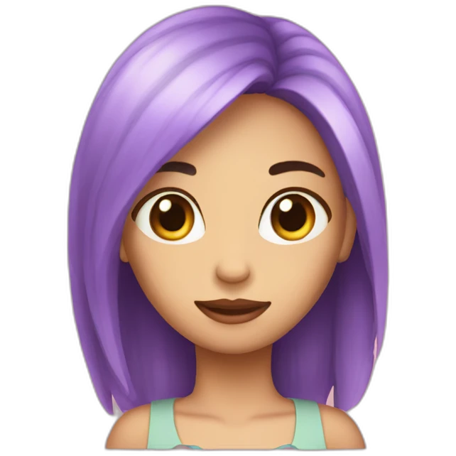 Fille crevette emoji