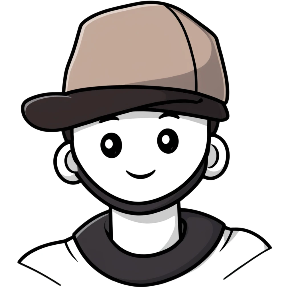 man wearing a hat emoji