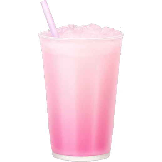 pastel pink drink emoji