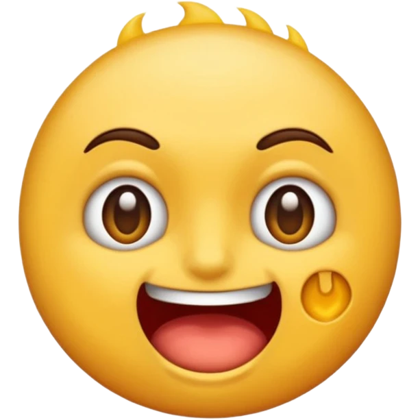 Crea un emoji de una person fea llorando emoji