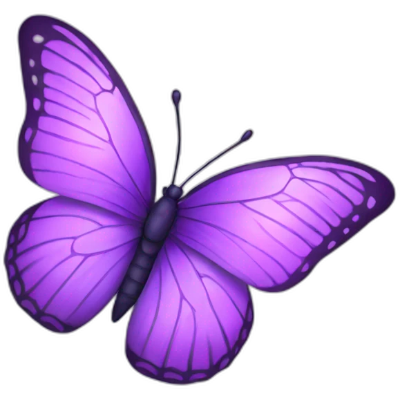 purple-butterfly emoji
