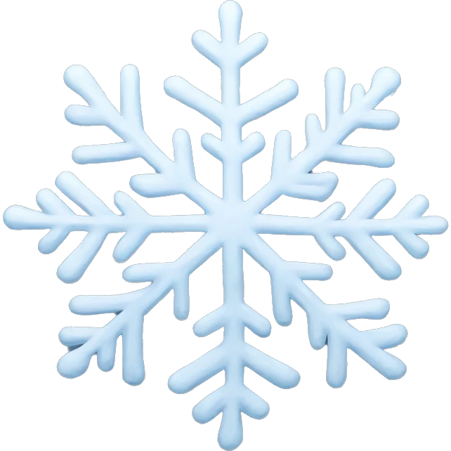 Snowflakes emoji