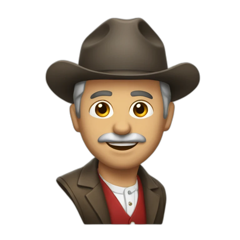 Hombre mayor calvo emoji