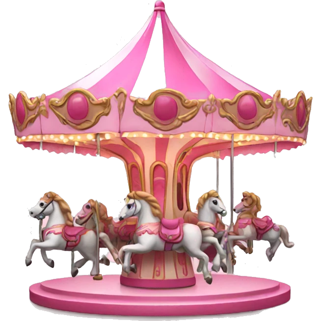 pink carousel  emoji