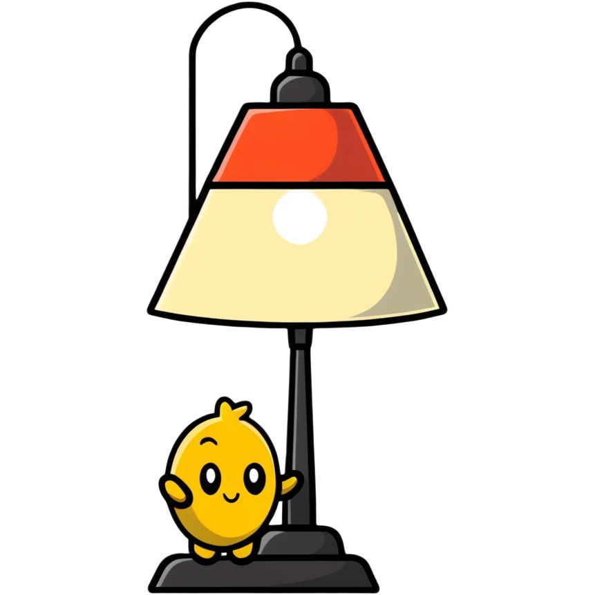 Pixar lamp character emoji