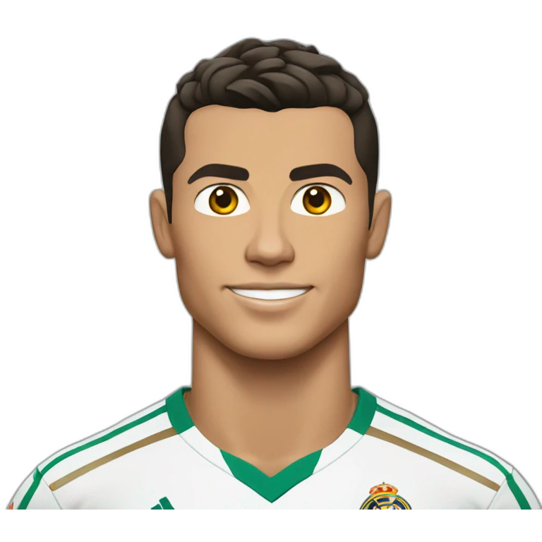 Cristiano Ronaldo en camisa emoji