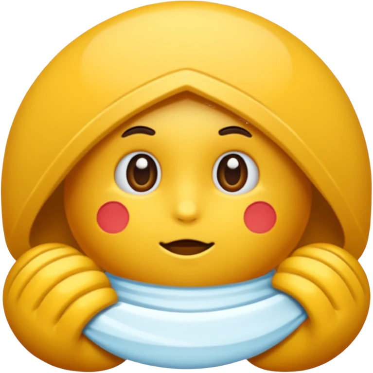 Can you make an emoji smiling back at me while showing his butthole? emoji