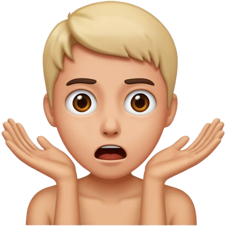 horrified emoji