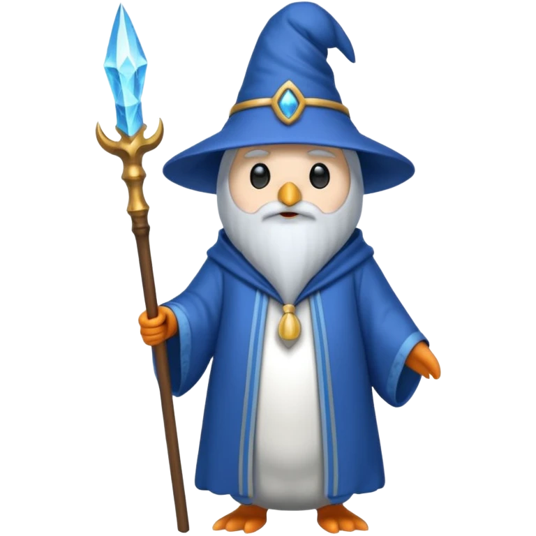 Penguin Wizard emoji