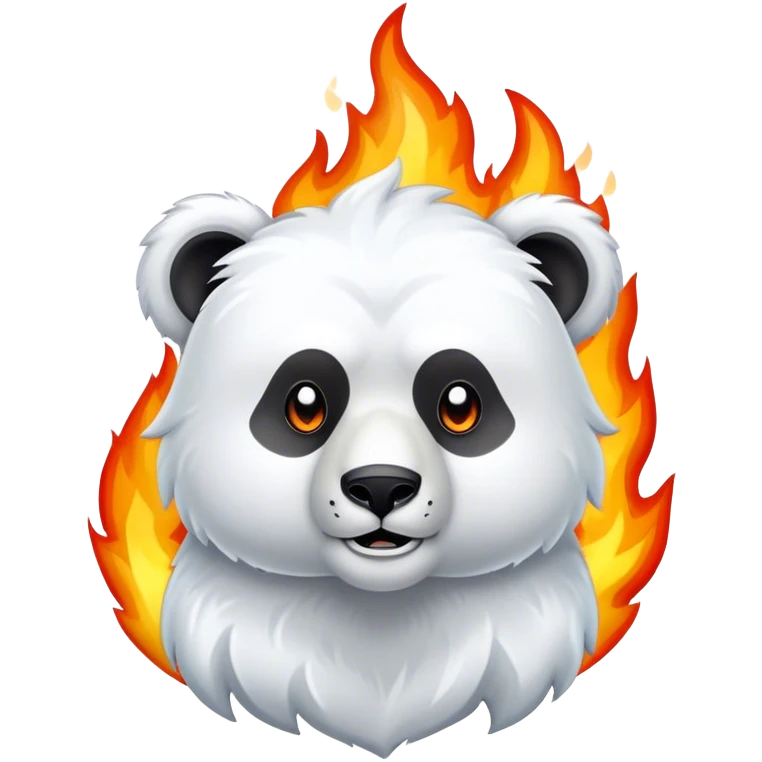 Eisbär mit Feuer emoji